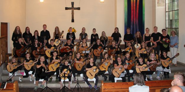 Gitarrenensemble der Musikschule Klee