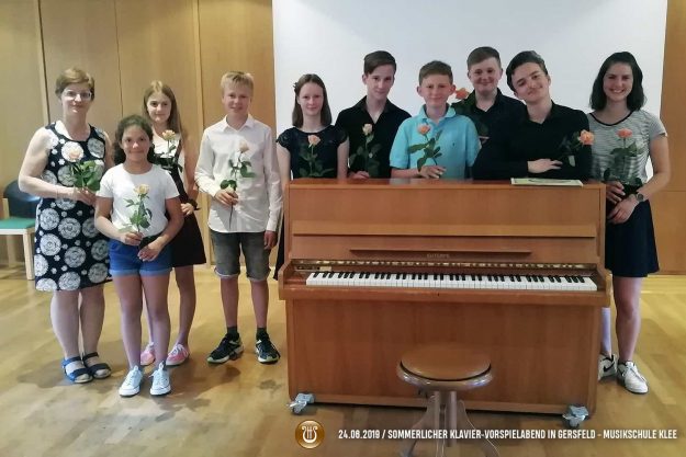 Klavier Vorspielabend in Gersfeld der Klavierklasse Musikschule Klee